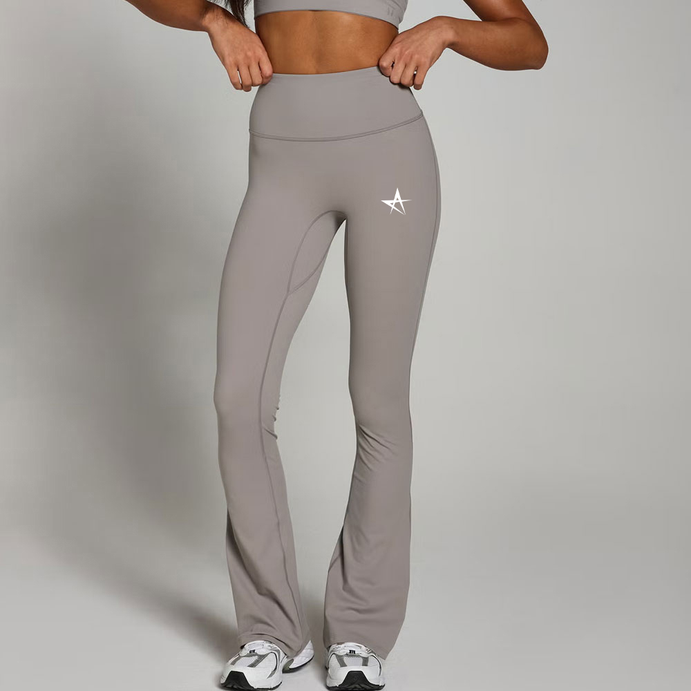Contrast Texture Leggings - Espresso