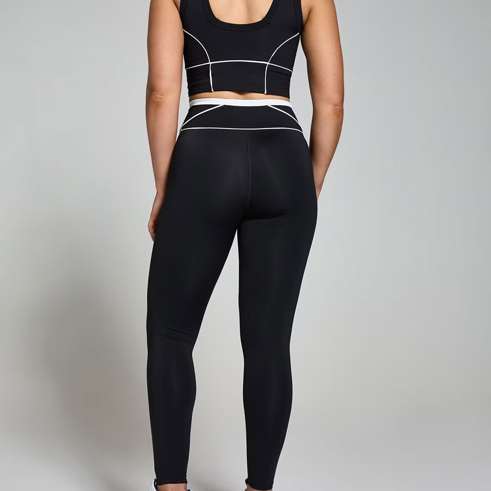 Flared Leggings - Mushroom - Image 2