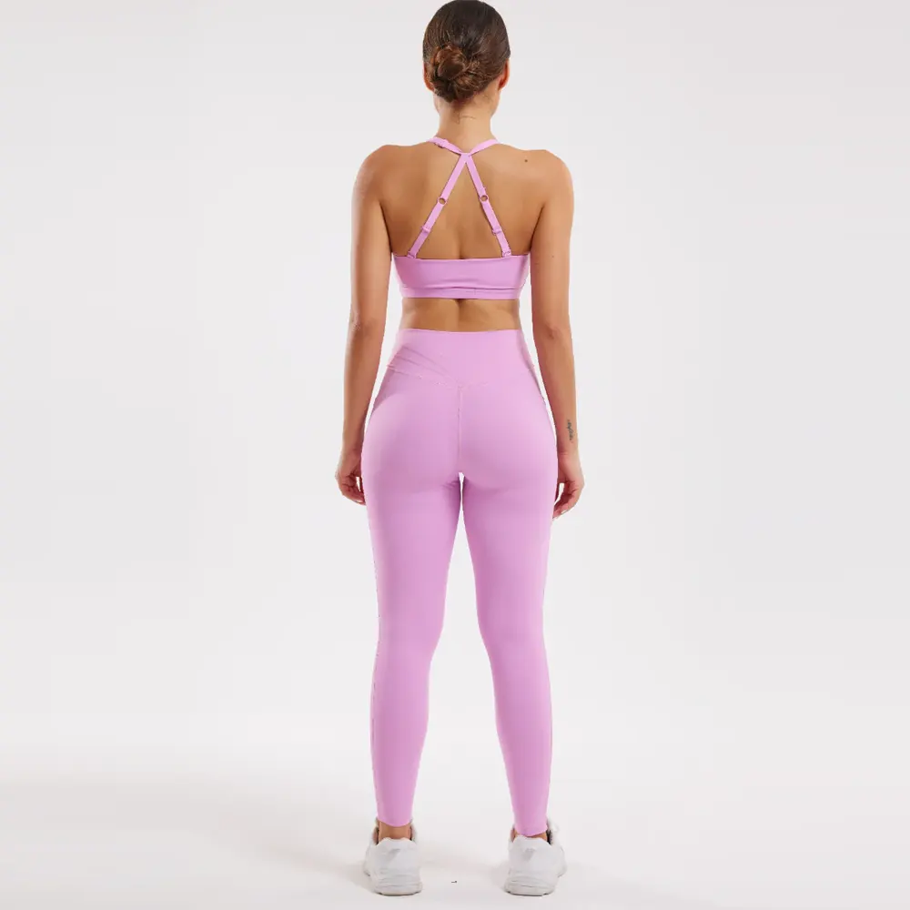Two-Piece High Waist Yoga Set - Image 2